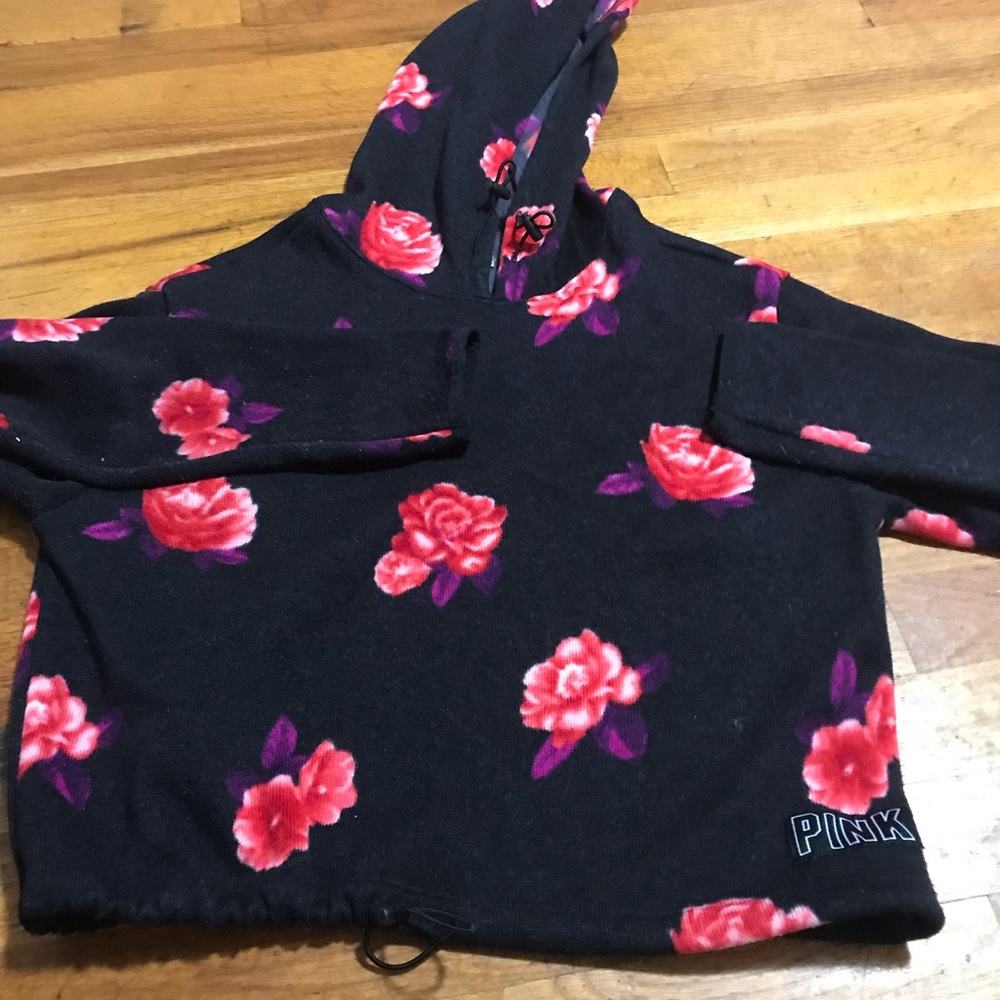 Cropped PINK hoodie